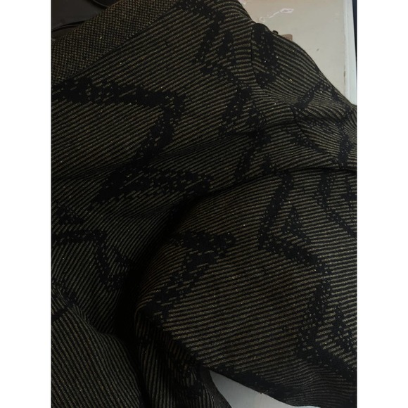 Baja East 100% Cashmere Cardigan Sweater Open Front XXL Thriving Black Brown - Picture 6 of 7